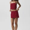 Cropped Connection Tank - Summer Romance Red