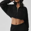 Cropped Playmaker Jacket - Black