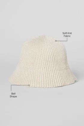 Denim Knit Cloche – Ivory/Oatmilk