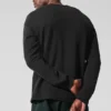 Double Take Long Sleeve Crew - Black