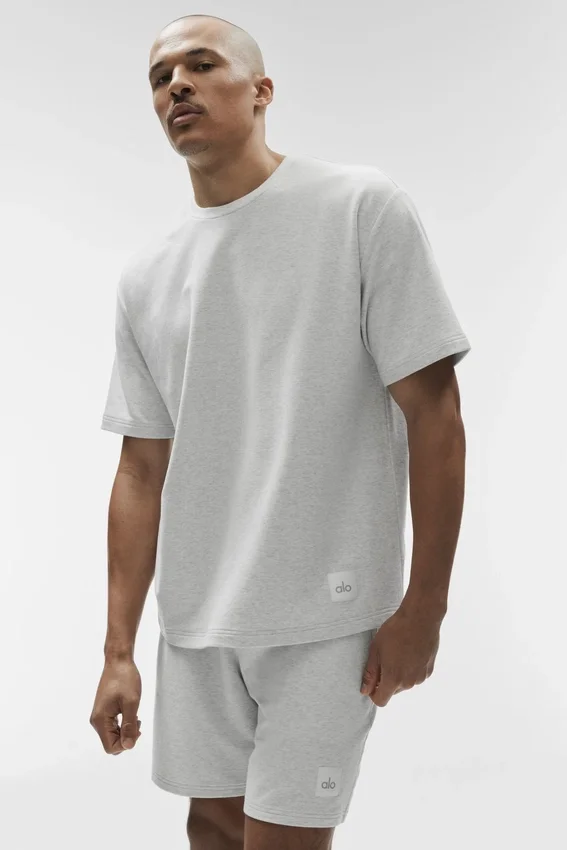 Double Take Short Sleeve - White Heather