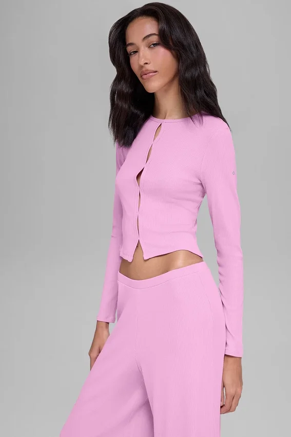 Dreamlight Long Sleeve Top - Candy Heart Pink