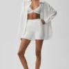 Dreamscape Button Down Long Sleeve - White