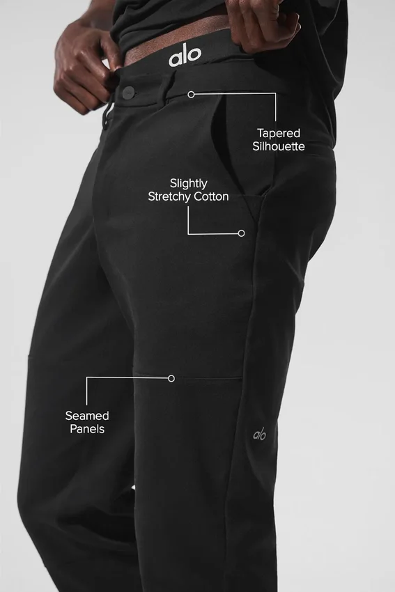 Edition Sueded Pant - Black