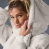 Faux Fur Foxy Jacket - Ivory