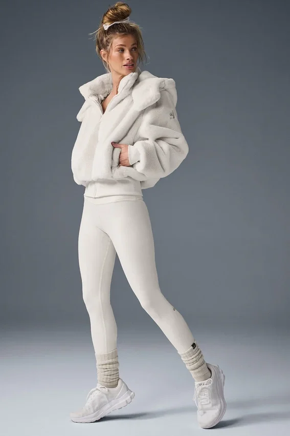 Faux Fur Foxy Jacket - Ivory