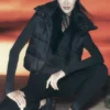 Gold Rush Puffer Vest - Black