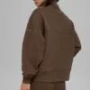 Hazy Mock Neck Pullover - Espresso
