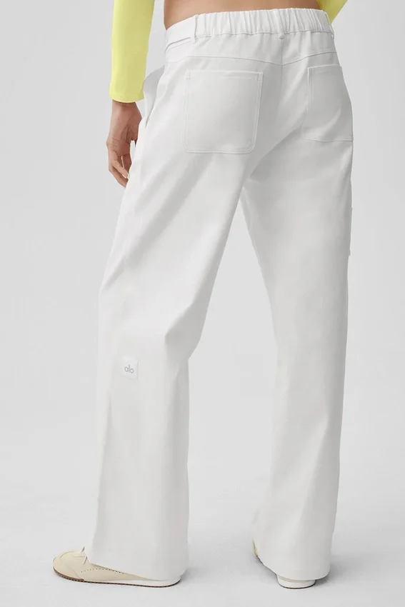 High Road Straight Leg Pant - White