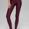 High-Waist Airlift Legging - Burgundy
