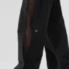 High-Waist Origin Wide Leg Track Pant - Black