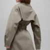 Journey Trench Coat - Light Cocoa