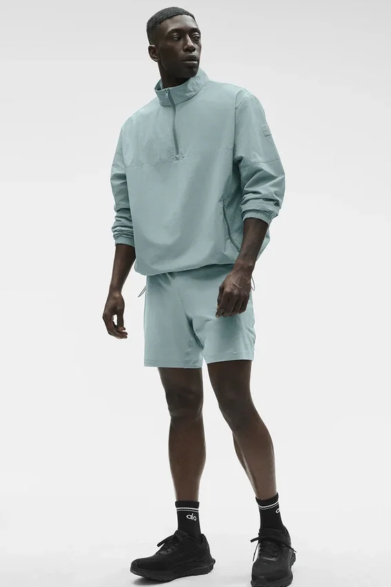 Light Weight Takeaway Track Pullover - Desert Sage
