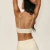 Linen Blend Riviera Bra - Sandy Beige