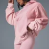 Make Waves Hoodie - Sunset Pink Tonal
