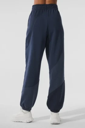 Make Waves Sweatpant – Navy Tonal