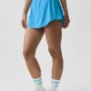 Match Point Tennis Skirt - Azure Blue