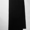 Merino Wool Oversized Scarf - Black