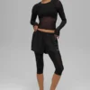 Mesh Front Runner 2 in 1 Short - Black