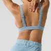 Micro Corduroy Dreamer Bra - Celestial Blue
