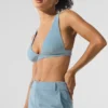 Micro Corduroy Dreamer Bra - Celestial Blue
