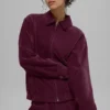 Micro Corduroy on Duty Jacket - Burgundy