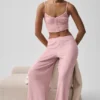 Mid-Rise Dreamlight Straight Pant - Vintage Pink
