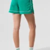 Motivate Track Short - Spruce Green/White