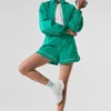 Motivate Track Short - Spruce Green/White