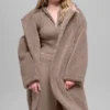 Oversized Sherpa Trench - Chai Latte