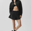 Pinstripe Daylight Button Down Long Sleeve - Black/Titanium