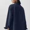 Pinstripe Daylight Button Down Long Sleeve - Navy/Ivory