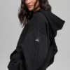 Pinstripe Hoodie - Black Pinstripe