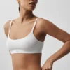 Pointelle Sweater Be Mine Bra - Semi Sheer White