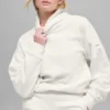 Polar Fleece Hazy Pullover - Ivory