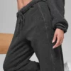 Polar Fleece High-Waist Retreat Jogger - Dark Heather Grey