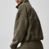 Polar Fleece Retreat Cover up - Olive Tree