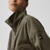 Polar Fleece Retreat Cover up - Olive Tree