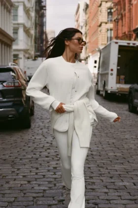 Polar Fleece Take Note Jacket - Ivory
