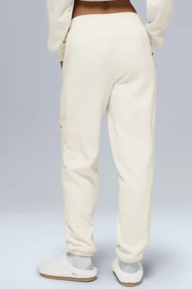 Polar Fleece Wintry Mix Pant – Ivory