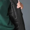 Rain or Shine Puffer Long Coat - Black