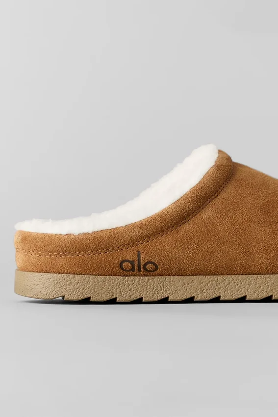 Recovery Slipper - Saddle/Ivory