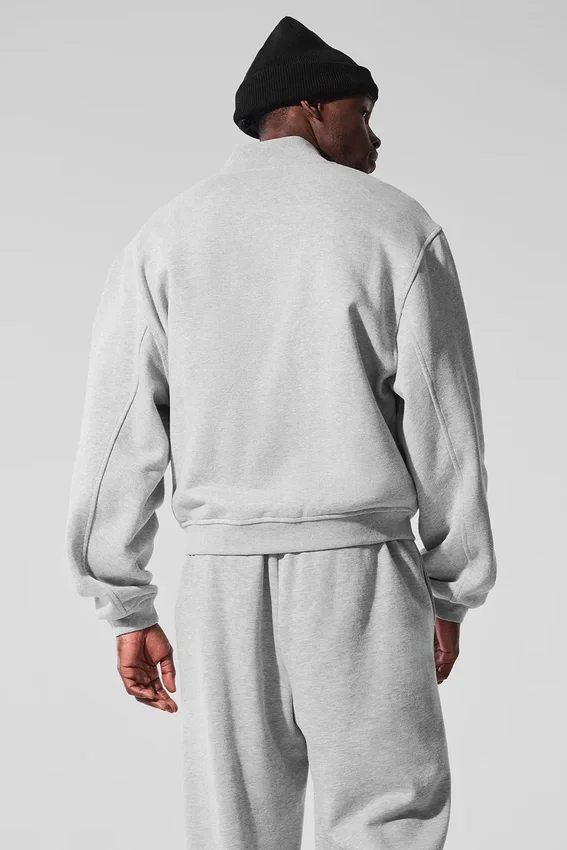Renown Varsity Jacket - Athletic Heather Grey