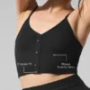 Ribbed Delicate Lounge Tank - Black