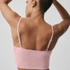 Ribbed Delicate Lounge Tank - Vintage Pink
