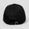 Satin Off-Duty Cap - Black