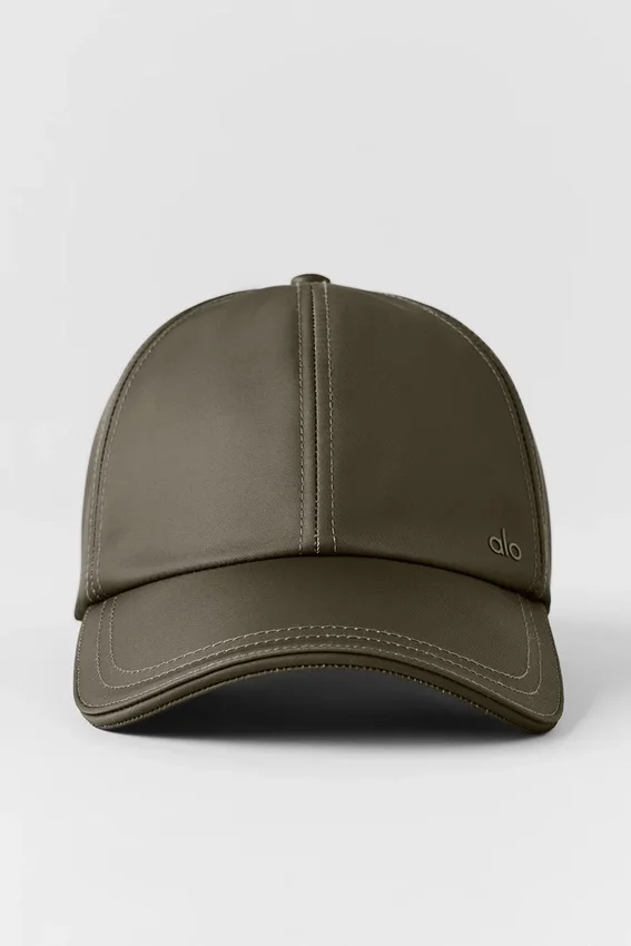 Satin Off-Duty Cap - Olive Tree