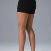 Scholar Knit High-Waist Short - Black