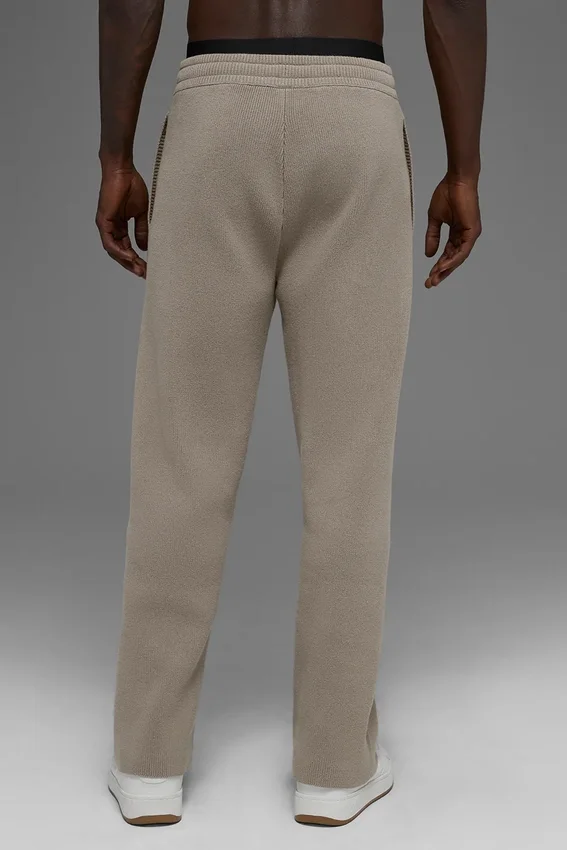 Scholar Straight Leg Sweatpant - Light Cocoa