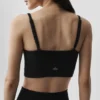 Seamless Modal Ribbed Delight Bralette - Black